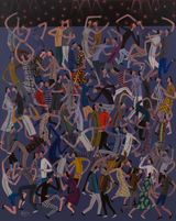 A Night in Bangkok by Kitti Narod contemporary artwork painting