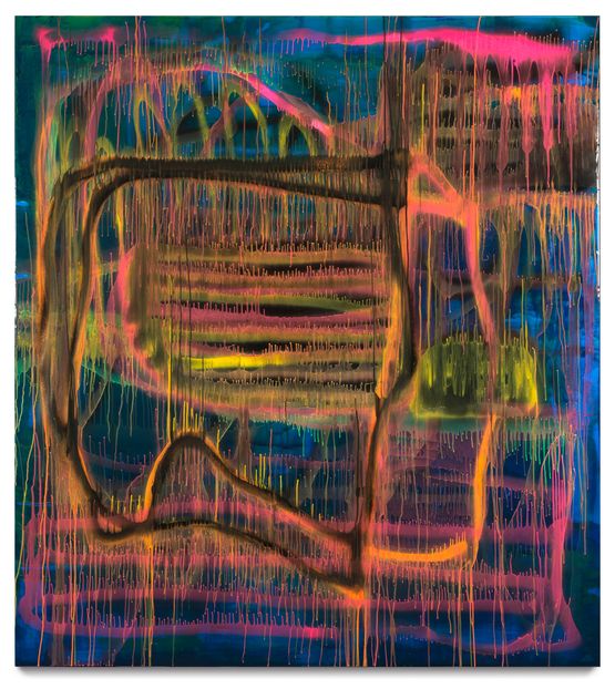 His life was perfect he used to play golf attend trivia nights at the local RSL and could afford Calvin Klein underwear by Dale Frank contemporary artwork Painting