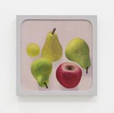 A maca vermelha by Glauco Rodrigues contemporary artwork painting