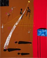 Im so afraid for my people by Mia Boe contemporary artwork painting