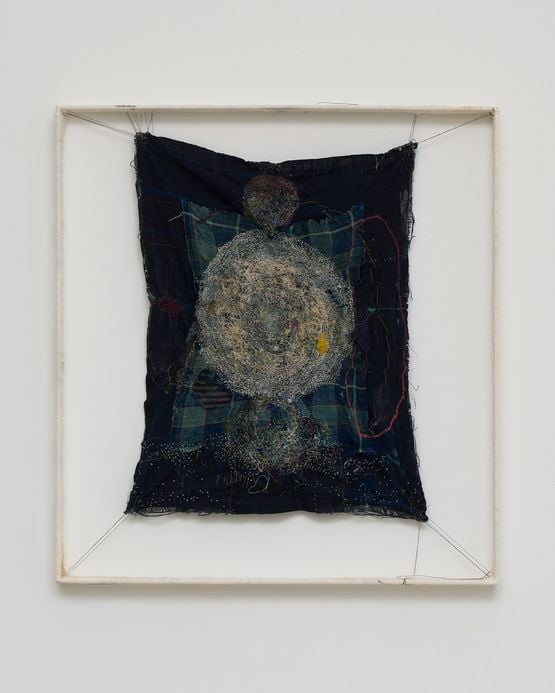 indigo 7 by Junko Oki contemporary artwork Sculpture