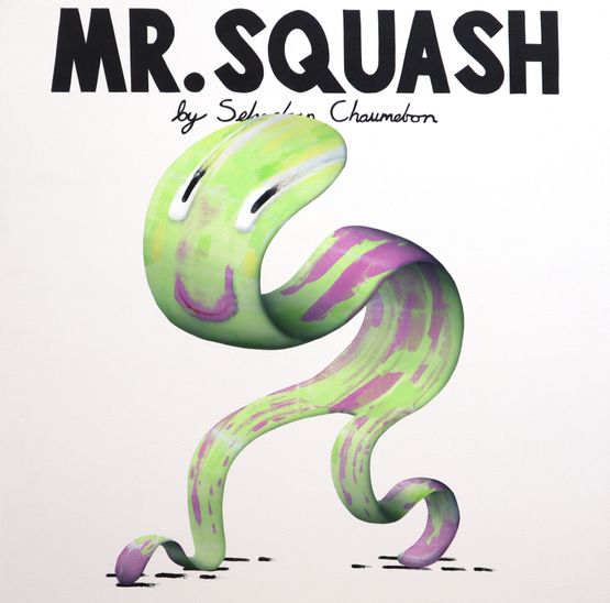 MR SQUASH by Sebastian Chaumeton contemporary artwork Painting