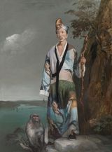 Oriental Nobility by Wang Xingwei contemporary artwork painting works on paper