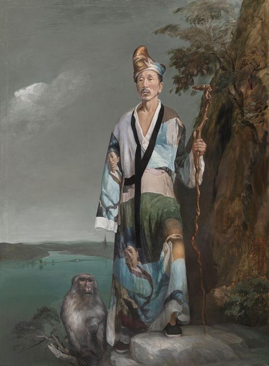 Oriental Nobility by Wang Xingwei contemporary artwork Painting