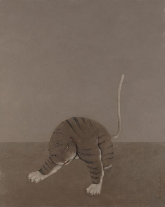Baby Tiger by Shao Fan contemporary artwork Painting