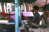 Workers at lunch Bombay by Raghubir Singh contemporary artwork photography