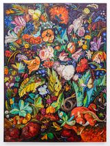 A Childs Garden of Taxonomy by Jasmine Little contemporary artwork painting