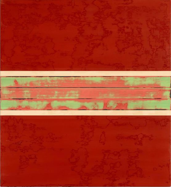 Overlaid Series No. 24-60-06 by Kim Deok Han contemporary artwork Painting
