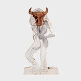 Minotaur  Janus by Thomas Houseago contemporary artwork drawing sculpture works on paper