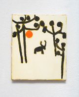 Touro by Ana Prata contemporary artwork painting textile