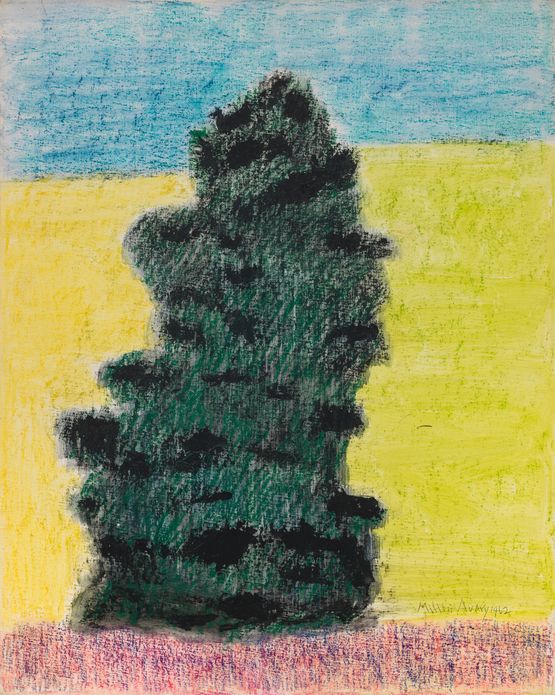 Dark Fir by Milton Avery contemporary artwork Painting
