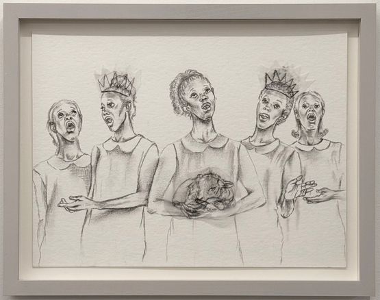 Choristers by Ekene Emeka-Maduka contemporary artwork Works on Paper
