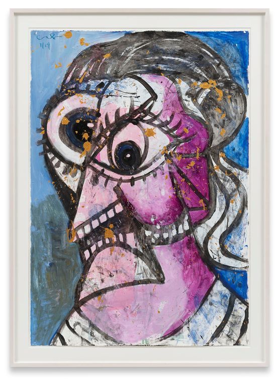American Insanity by George Condo contemporary artwork Works on Paper