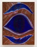 Intertwined Eyelashes by Dan Zhu contemporary artwork painting