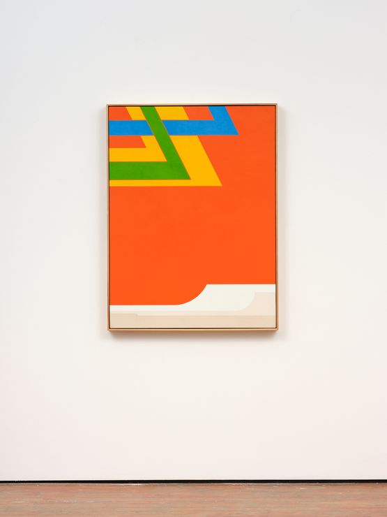 Orange Light August 1984 by Ian Scott contemporary artwork Painting