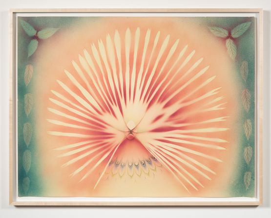Leaf Goddess by Faith Wilding contemporary artwork Works on Paper