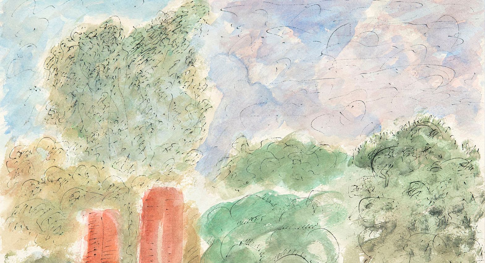 Etel Adnan, 'Au Coeur Du Silence' at Galerie Lelong, 38 Avenue