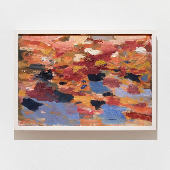 Kleine braune Landschaft by Sigrid Kopfermann contemporary artwork Painting