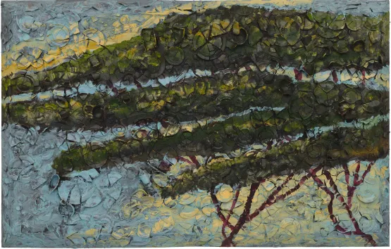 Portrait of Italy Through Its Trees III by Julian Schnabel contemporary artwork Design