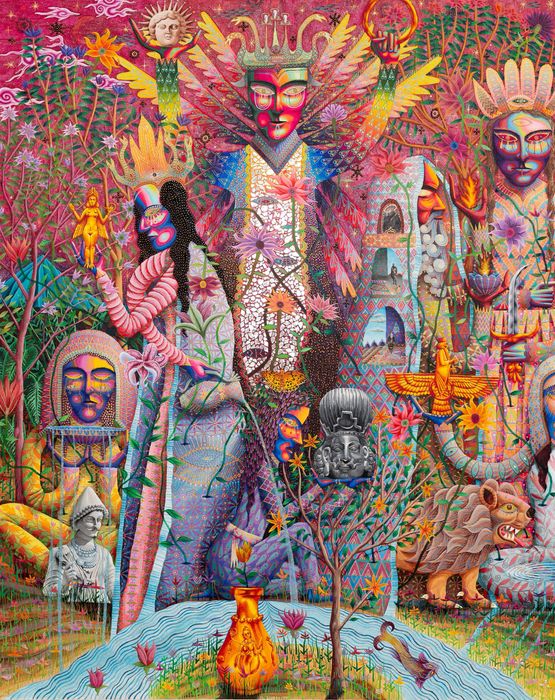 Ascension by Asad Faulwell contemporary artwork Painting