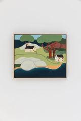 Island houses by Klas Ernflo contemporary artwork painting