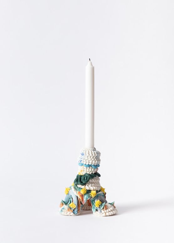 Polychrome Candlestick III by Ebony Russell contemporary artwork Sculpture