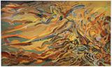 Mock by Amitesh Shrivastava contemporary artwork painting works on paper