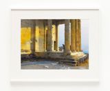 Erechtheion. North porch. Sunset by James Welling contemporary artwork painting photography works on paper