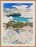 In Lunggurrma season the North wind reunites the Makassans with their Yolngu family members to harvest trepang together by John Wolseley contemporary artwork Painting