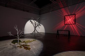 Contemporary art exhibition Geng Dayou When No One Is Around Dance Gracefully at ShanghART M50 Shanghai China