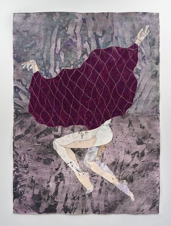 If you surrender to the air you can ride it Unruly Suspension by Felipe Baeza contemporary artwork painting works on paper drawing