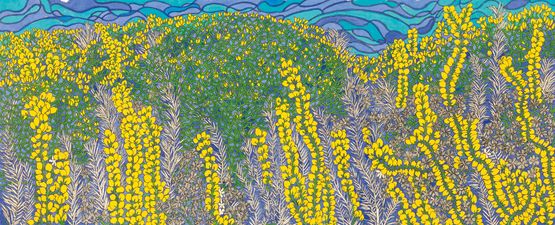 Green Coral by Winnie Mak contemporary artwork Painting