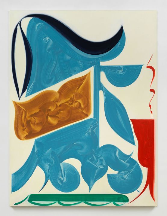 Blue Undulation by Patricia Treib contemporary artwork Painting