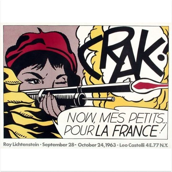 Crak by Roy Lichtenstein contemporary artwork Print