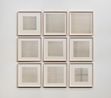 Set of Nine Tide Drawings Corpus Christi TX by Jill Baroff contemporary artwork Works on Paper