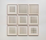 Set of Nine Tide Drawings Corpus Christi TX by Jill Baroff contemporary artwork drawing works on paper