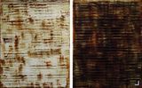 focus icon  bank notebook dark and light brown by Aditya Novali contemporary artwork painting