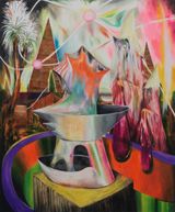 melting paraiso by Gene Paul Martin contemporary artwork painting works on paper