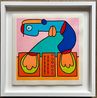 The energy of the dance floor comes straight back to my ears by Thierry Noir contemporary artwork Print