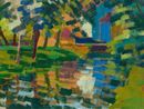Paysage by Auguste Herbin contemporary artwork Painting