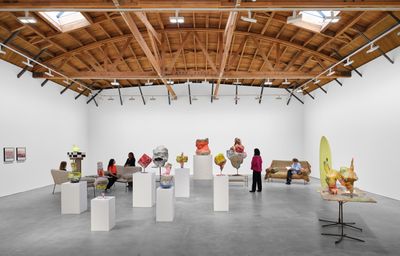 Franz Wests Papier-Mache Playground at David Zwirner