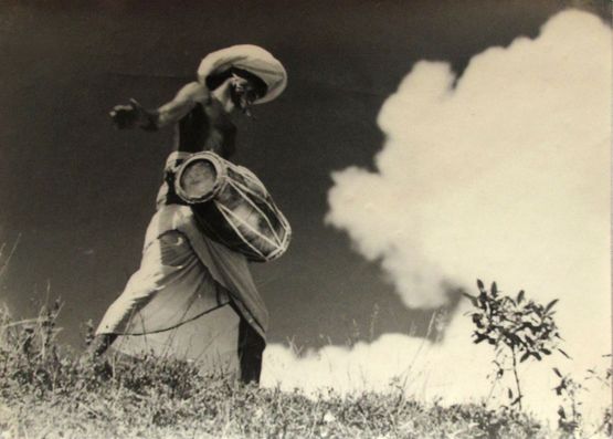 Surumba drumming by Lionel Wendt contemporary artwork Photography