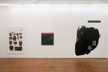 Contemporary art exhibition Shane Cotton Dirt Cache at Lett Thomas Karangahape Road New Zealand