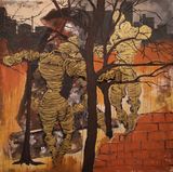 Wald by Jonas Hodicke contemporary artwork painting