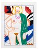 Study for Claire standing with Viviane green robe by Tom Wesselmann contemporary artwork Painting