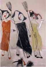 Sadrlarn Dans by Azade Koker contemporary artwork painting