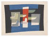 Plage Beach by Sophie Taeuber-Arp contemporary artwork drawing painting works on paper