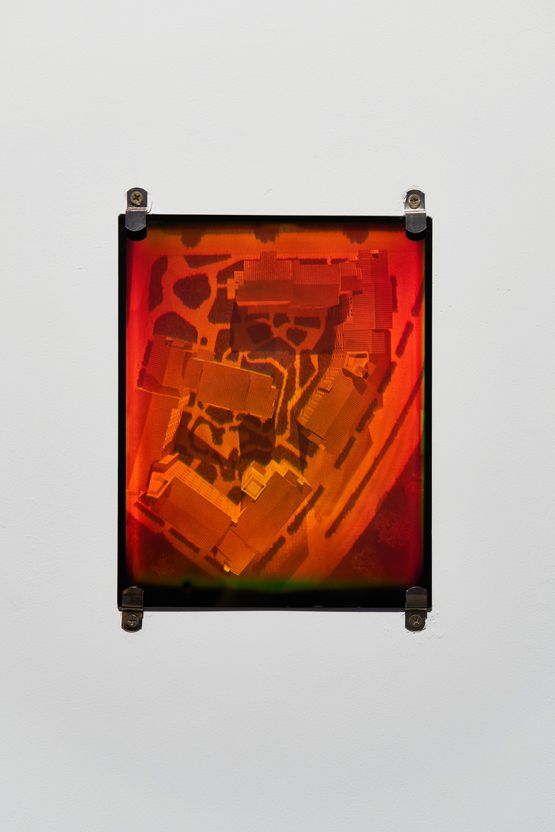 Untitled holographic building 07 by Tao Hui contemporary artwork Sculpture