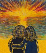 A Place of Comfort by Sola Olulode contemporary artwork painting