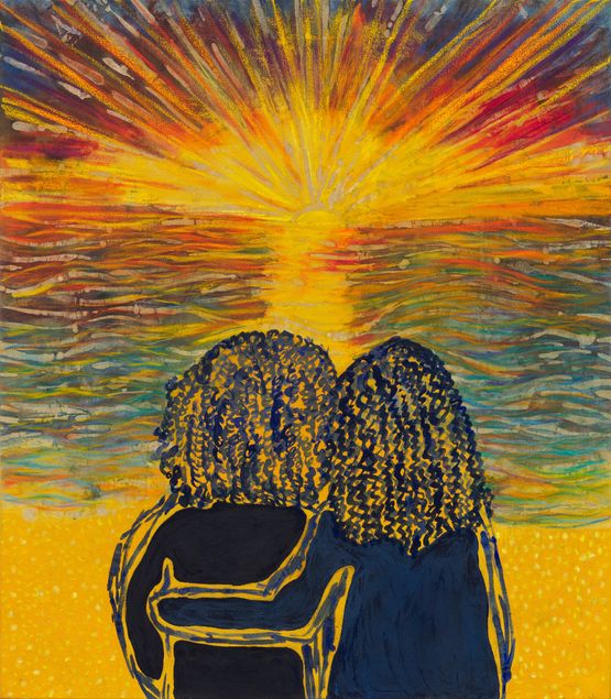 A Place of Comfort by Sola Olulode contemporary artwork Painting